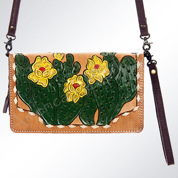 American Darling Organiser Hand Tooled Genuine Leather Western Women Bag Handbag Purse | Travel Bags College Casual